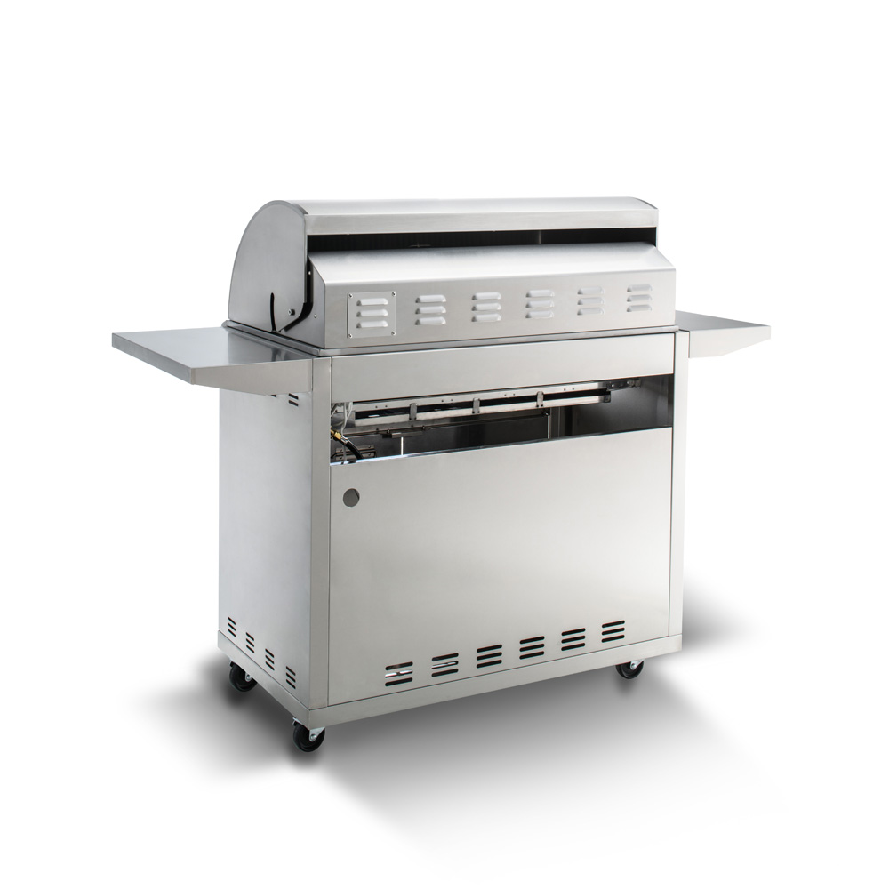 Blaze 40 Inch 5-burner Lte Gas Grill With Rear Burner And Built-in Lighting System