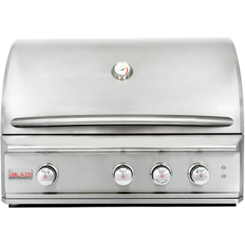 BLAZE PROFESSIONAL 34-INCH 3 BURNER BUILT-IN GAS GRILL WITH REAR INFRARED BURNER