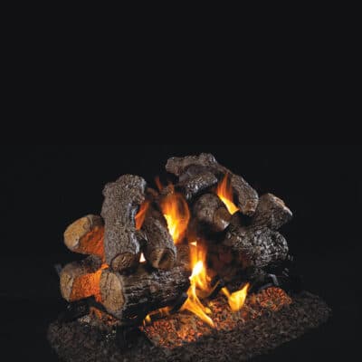 Realfyre Charred Royal English Oak – See Thru